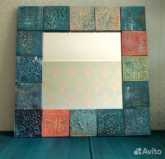 Дизайнерское зеркало. Ручная работа