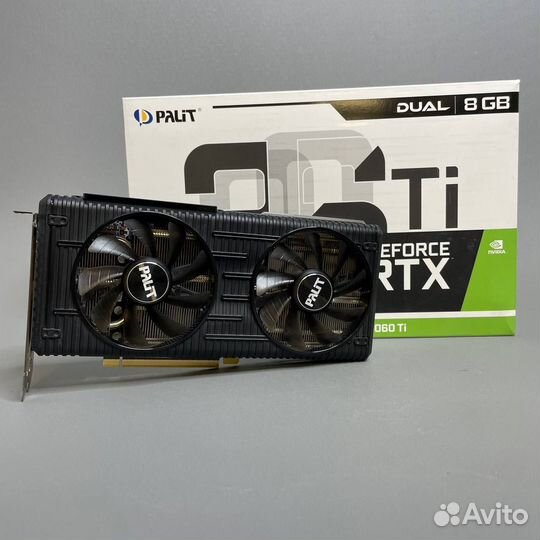 Видеокарта Palit GeForce RTX 3060 Ti Dual OC 8G