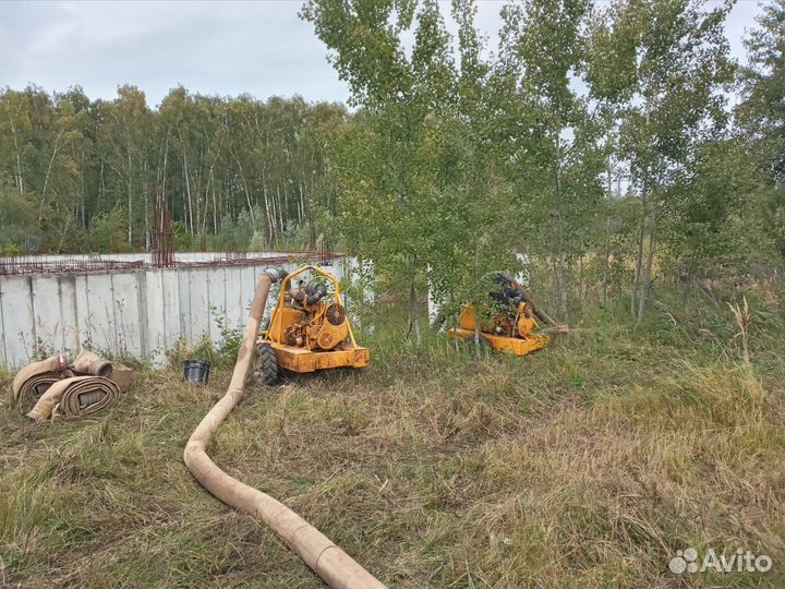 Аренда мотопомпа для грязной воды