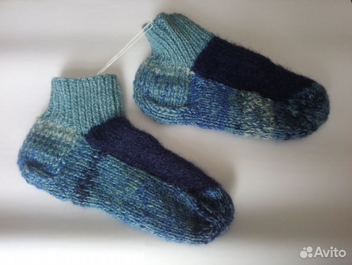 Носки вязаные шерстяные
