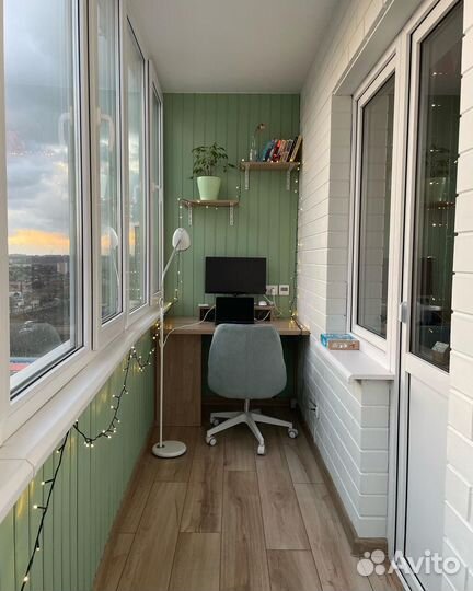 Остекление балконов. Обшивка балконов