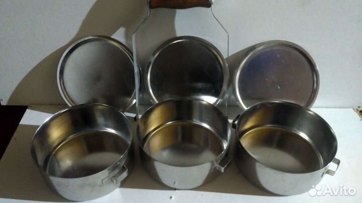 Контейнер из нержавейки для еды СССР