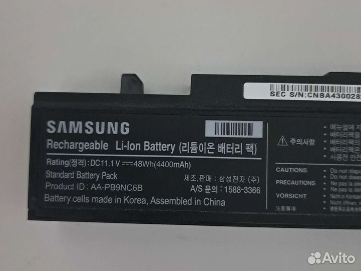 Аккумулятор для ноутбука samsung AA-PB9NC6B