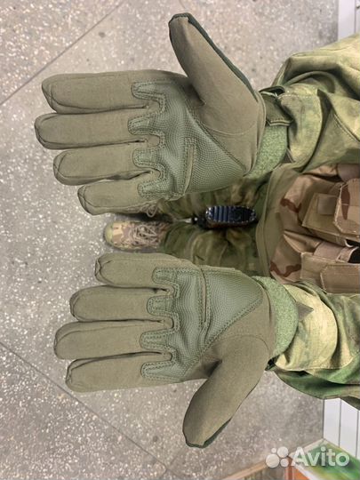 Тактические перчатки Олива в наличие