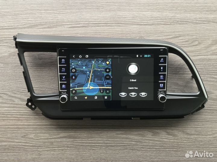 Магнитола Hyundai Elantra + физические кнопки