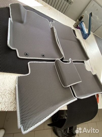 Ковры ева с бортами киа рио (;:с бортами в салон;: