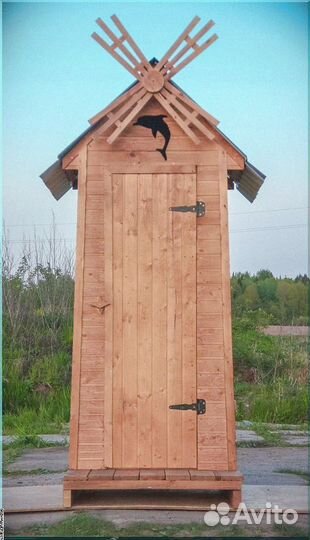 Дачный туалет деревянный М323