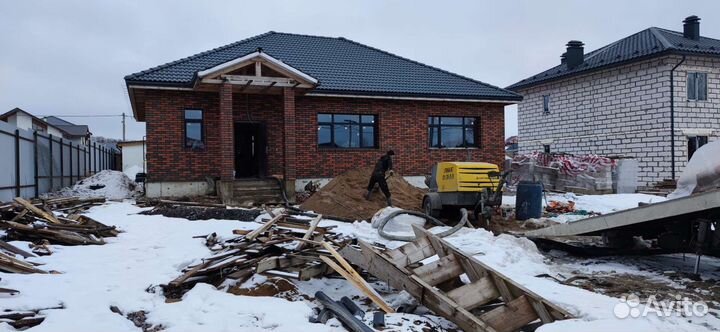 Полусухая стяжка пола под ключ