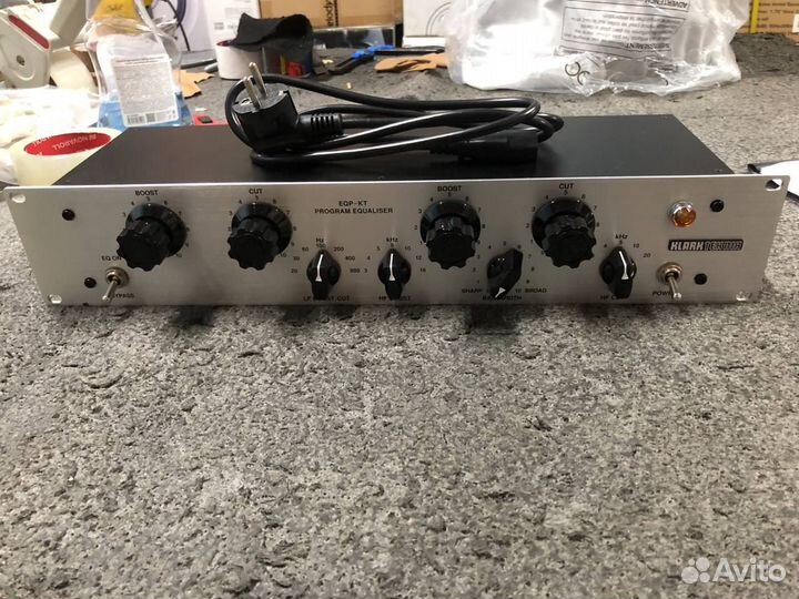 Ламповый ретро-эквалайзер klark teknik EQP-KT (арт