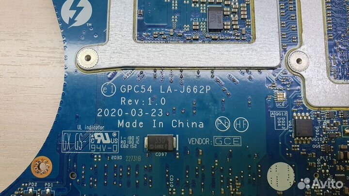 Мат.плата от ноутбука HP Omen 15-DH