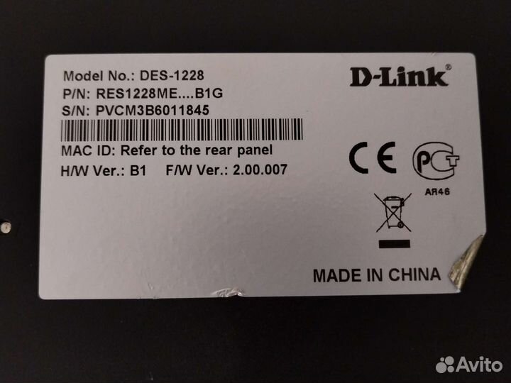 Сетевой коммутатор D-Link DES-1228