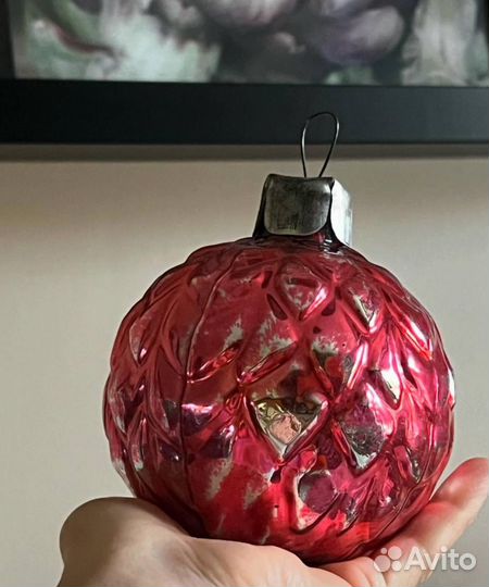 Кремлевская елочная игрушка СССР Артишок