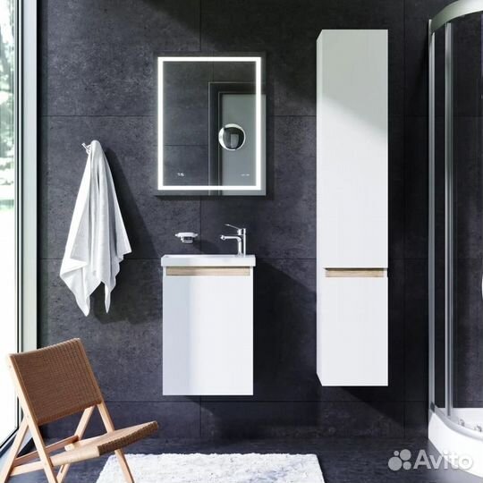 Тумба с раковиной AM.PM X-Joy 45, подвесная, белый