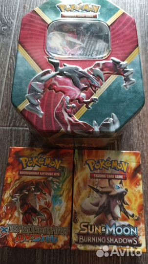 Покемоны Карточки. Тинбокс Ивелтал+подарок 2колоды