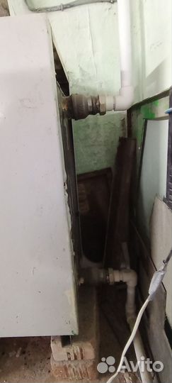 Котел с водяным контуром на отработке