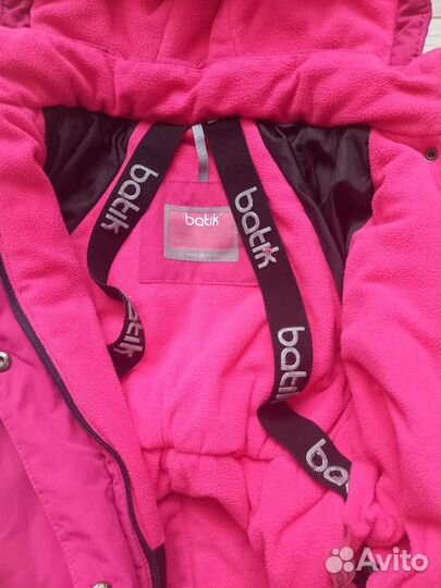 Зимний комбинезон для девочки 98