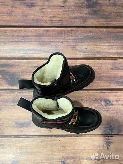 Зимние ботинки для девочки 34 размер