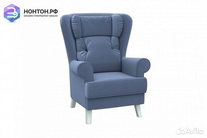 Кресло Комфорт-2 голубое