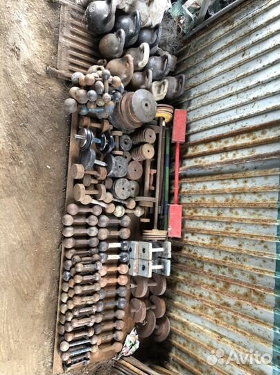 Гантели, гири, штанги