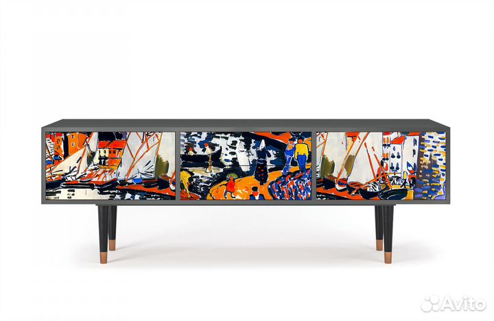 Тв-тумба T4 - Антрацит - Le Sechage des voiles