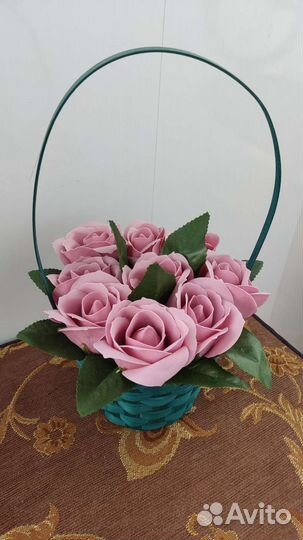 Букет цветов из мыла