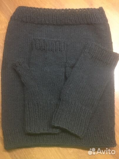 Комплект снуд и митенки