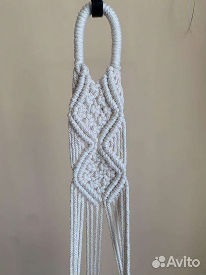 Кашпо подвесное макраме