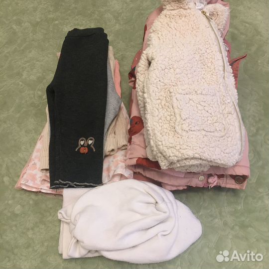 Детские вещи пакетом для девочек 80,86,92