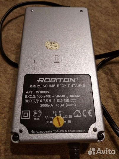 Блок питания robiton IN3000S