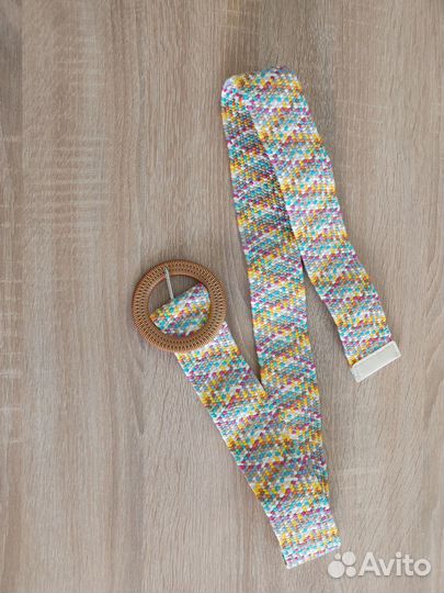 Ремень плетеный женский