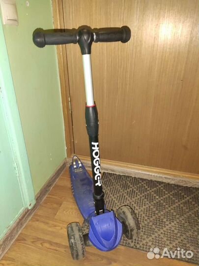 Детский самокат hogger на 6-7 лет