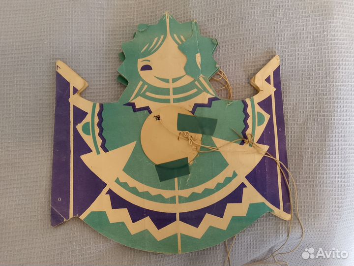 Новогодняя гирлянда бумажная СССР