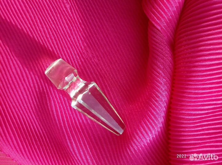 Графин из марганцевого хрусталя