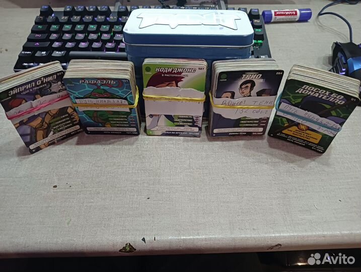 Карточки черепашки ниндзя