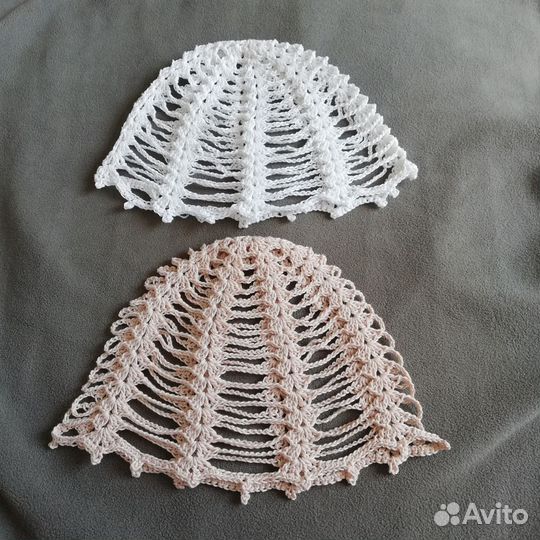 Шапка сетка crochet y2k летняя