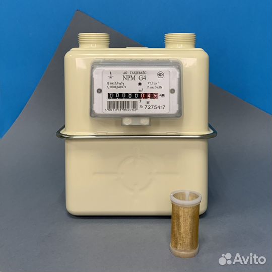 Счетчик газа бытовой NPM G4 Газдевайс левый/правый