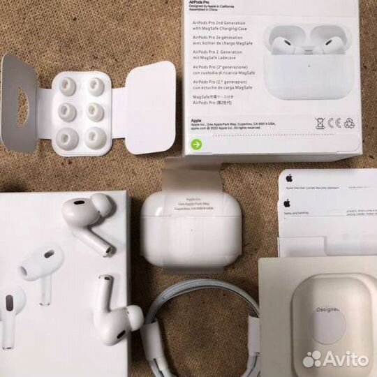 Airpods pro 2 + гарантия + чехол в подарок