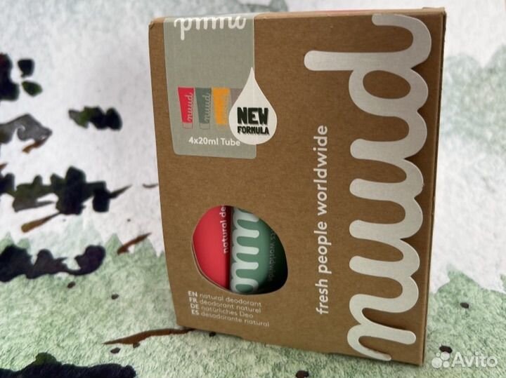 Nuud крем дезодорант натуральный 4 шт