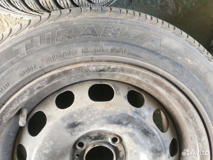 Колеса Резина R16 215 55 Bridgestone Turanza R300