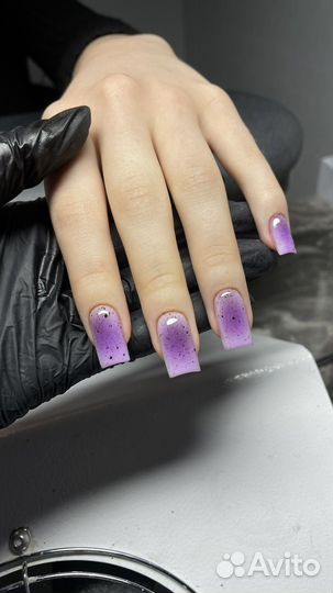 Маникюр с покрытием гель, педикюр Карт