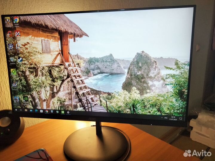 Aoc q24v4ea 24' 2560x1440, новый