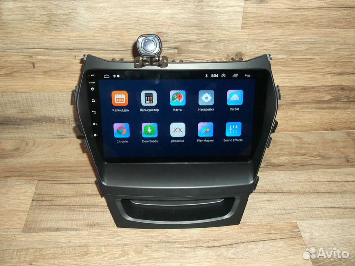 Магнитола Hyundai Santa Fe Android с камерой