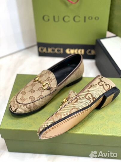 Женские лоферы gucci премиум