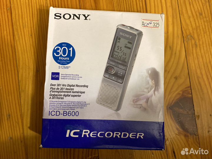 Цифровой диктофон sony