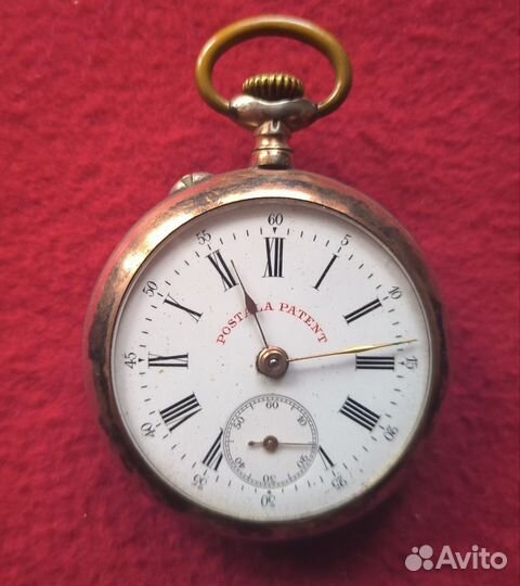 Антикварные часы Postala Patent,800 пр