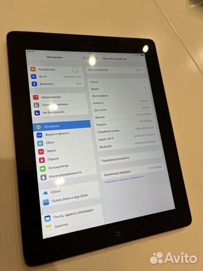 iPad 64Gb Wi-Fi, Model A1416