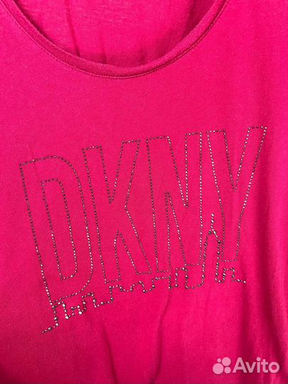 Футболка dkny розовая