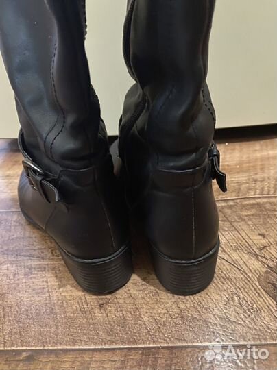 Сапоги женские зимние натуральная кожа 35