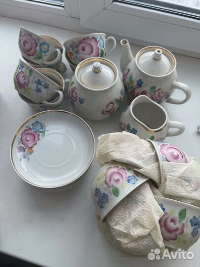 Чайный серфиз на 12 персон (Песочное)