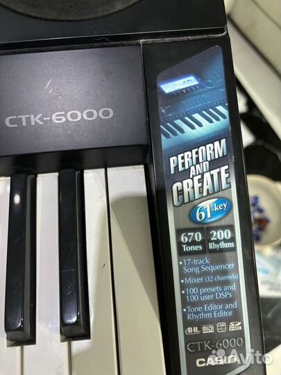 Синтезатор casio ctk 6000